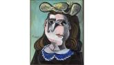 Picasso - La femme à la collerette bleue, 1941
